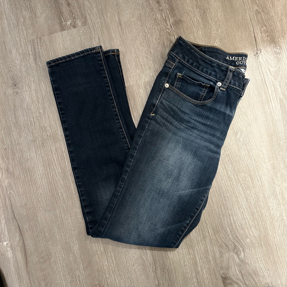 American eagle dark skinny jeans